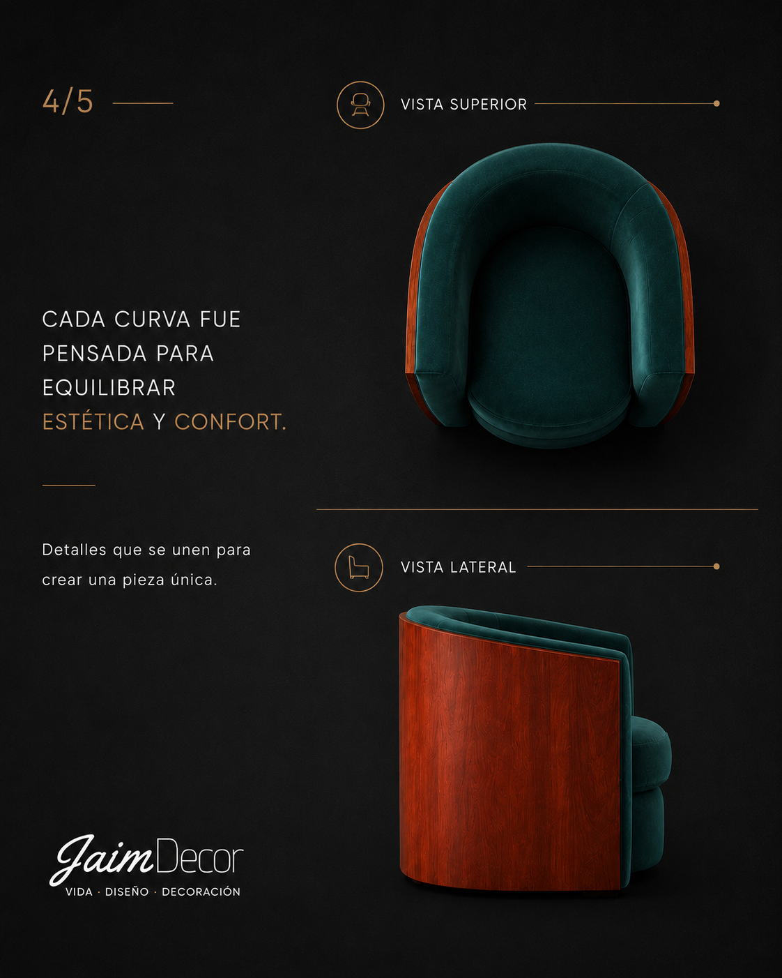 Vistas técnicas — proceso JaimDecor